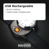 Flip-to-Ignite Watch Lighter — Hidden Flameless Coil