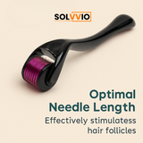 Beard Derma Roller — 540 Titanium Needles