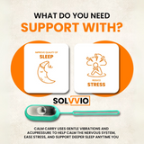 Solvvio Calm Carry — HE-M001 Handheld Microcurrent Sleep Aid