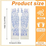 Reflexology Socks Set,Reflexology Socks with Massage Tool,Foot Relief and Acupressure Reflexology Foot Massage Socks, White