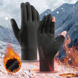 Flip-Finger Thermal Gloves — Touchscreen & Anti-Slip