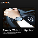 Flip-to-Ignite Watch Lighter — Hidden Flameless Coil