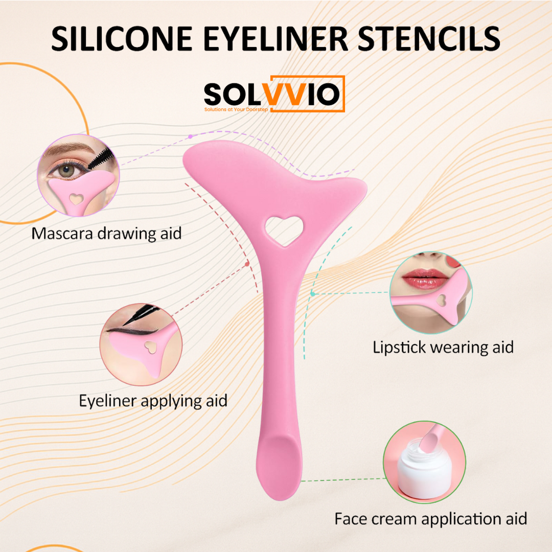 Silicone Eyeliner Stencil – 4-in-1 Makeup Aid