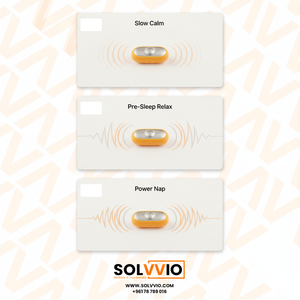 Solvvio Calm Carry — HE-M001 Handheld Microcurrent Sleep Aid